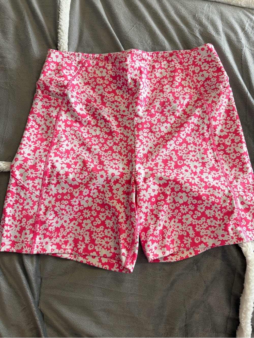 PINK biker shorts